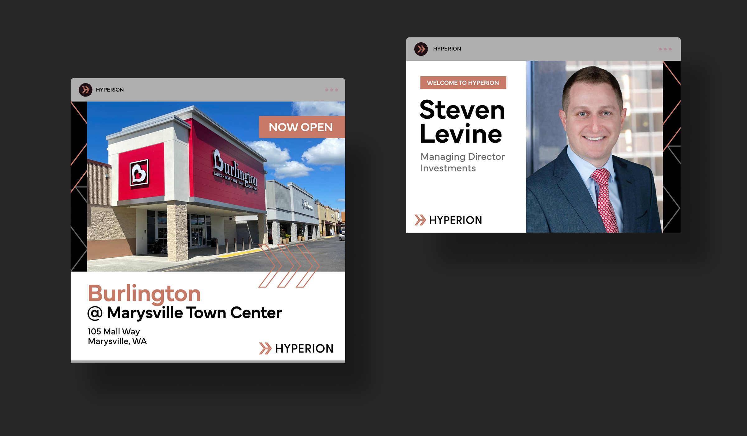Hyperion Realty Capital Social Media Design