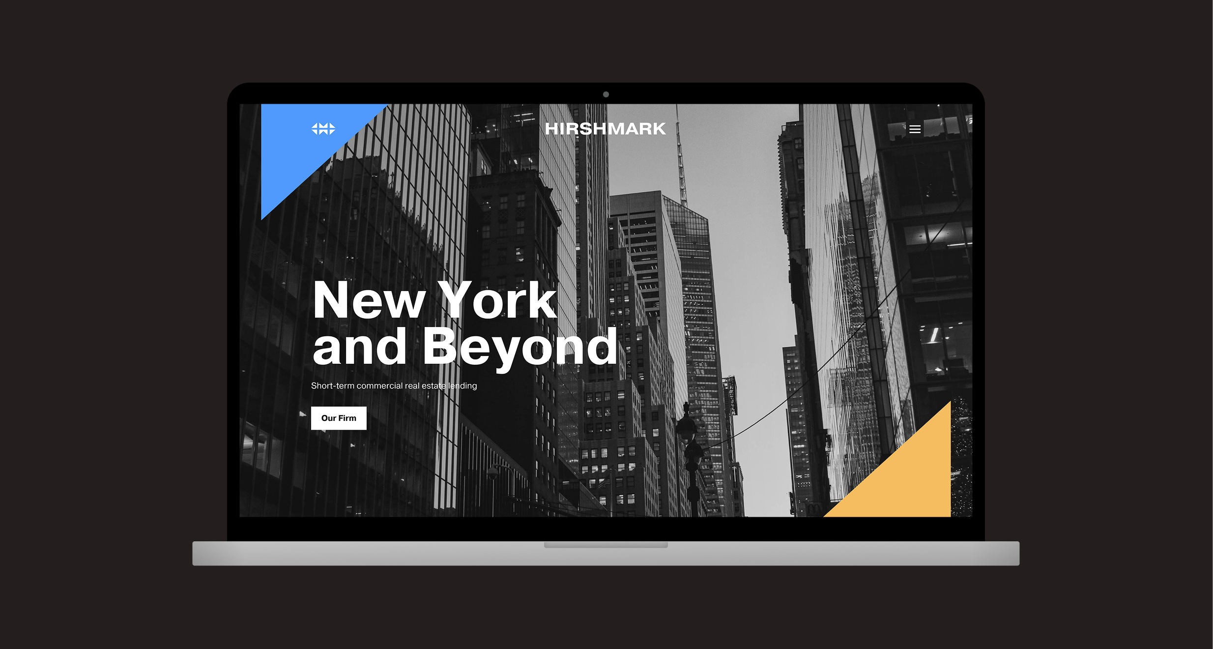 Website design for Hirshmark Capital