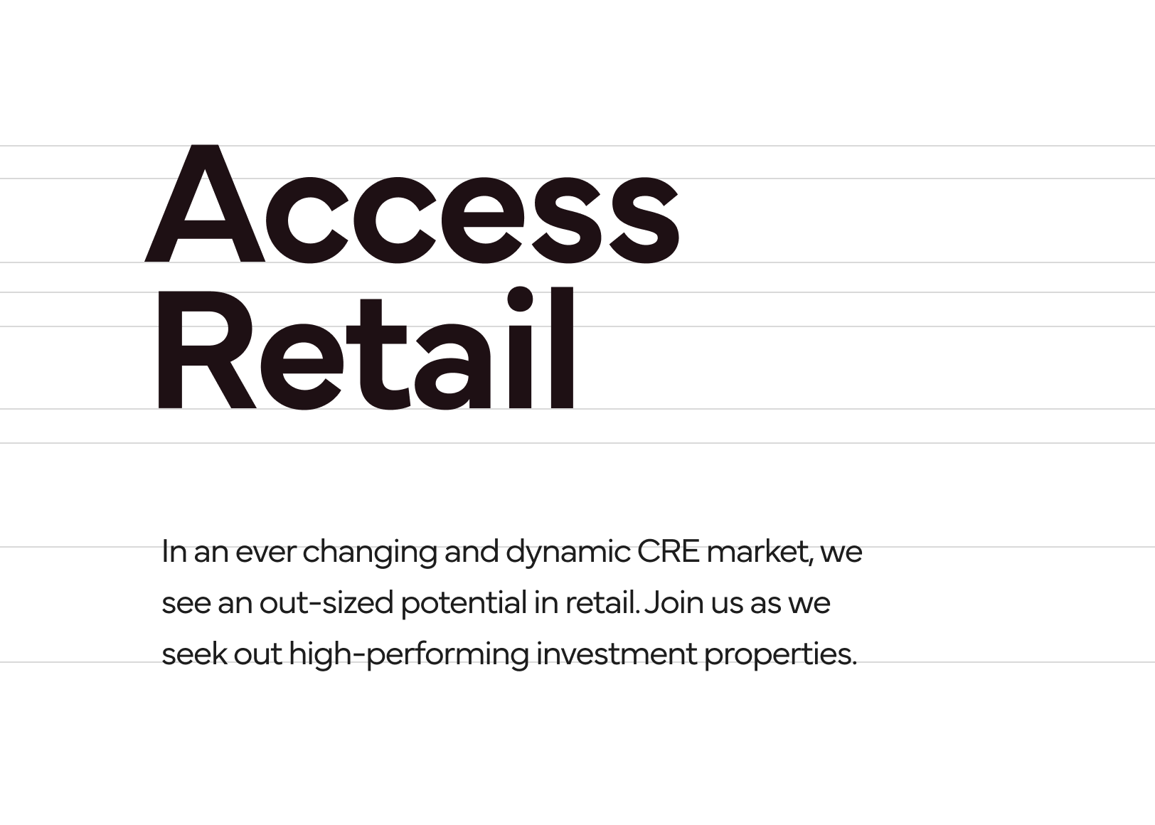 Typography for Hyperion Realty Capital