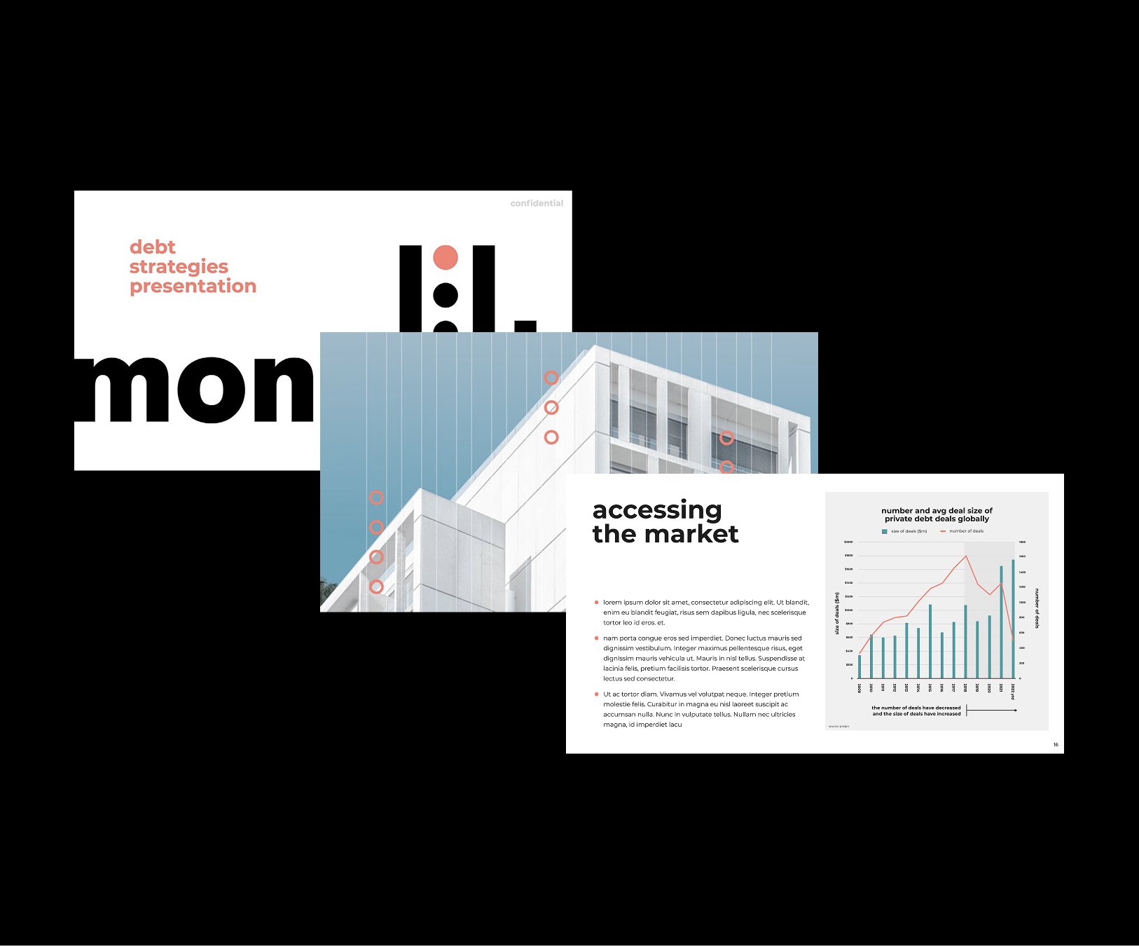 Investor presentation design for Monolith Capital